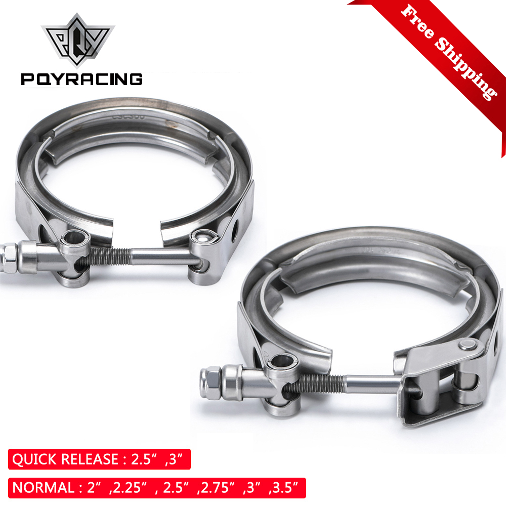 Exhaust V Band Clamp Flange Kit Stainless - 2 