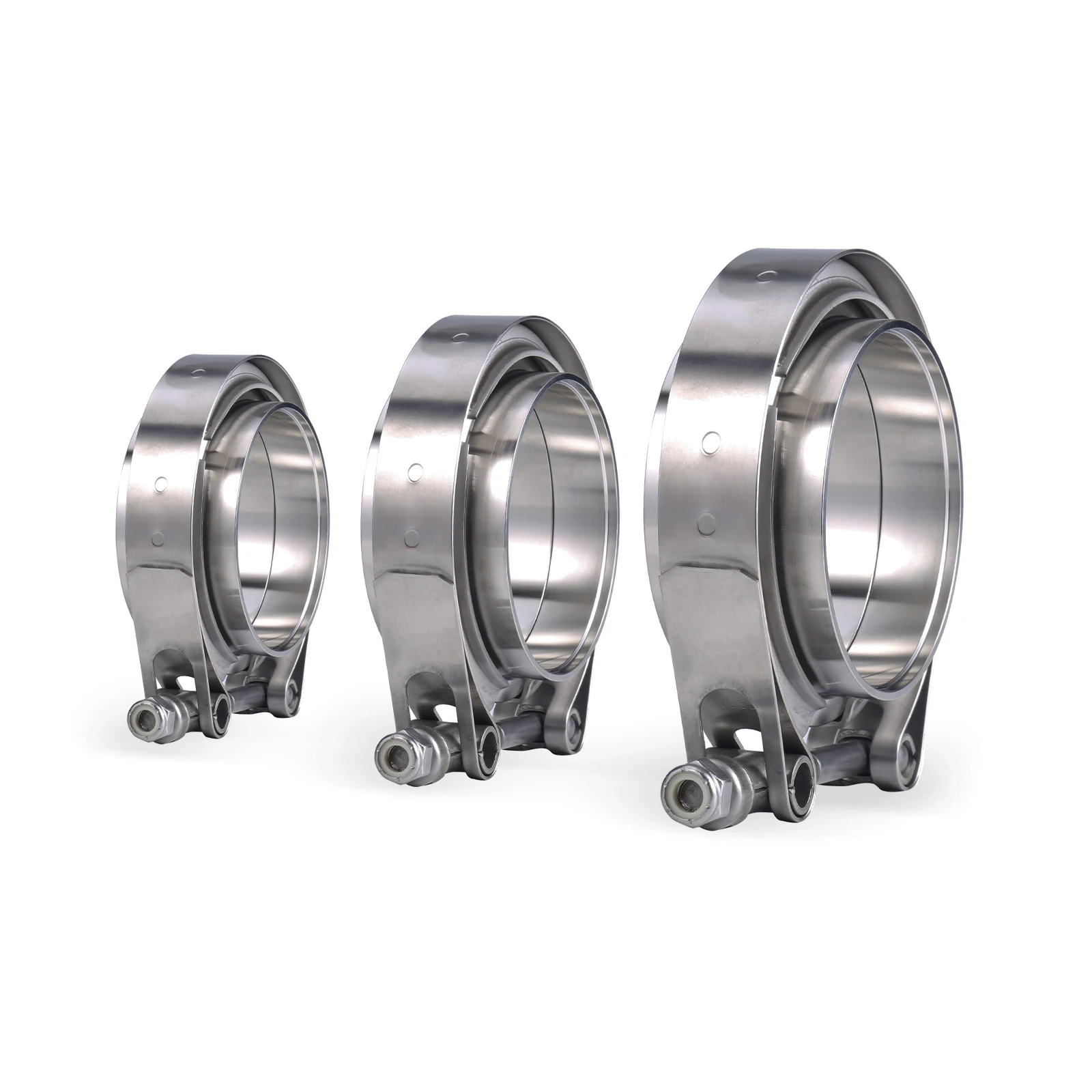 Exhaust V Band Clamp Flange Kit Stainless - 304 스테인리스 스틸 2인치 2.25인치 2.5인치