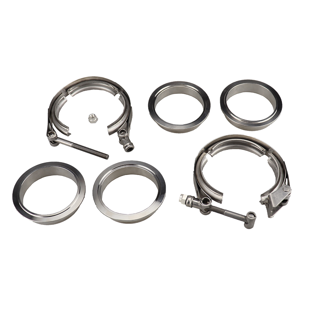 Exhaust V Band Clamp Flange Kit Stainless - 304 스테인리스 스틸 2인치 2.5인치 3인치