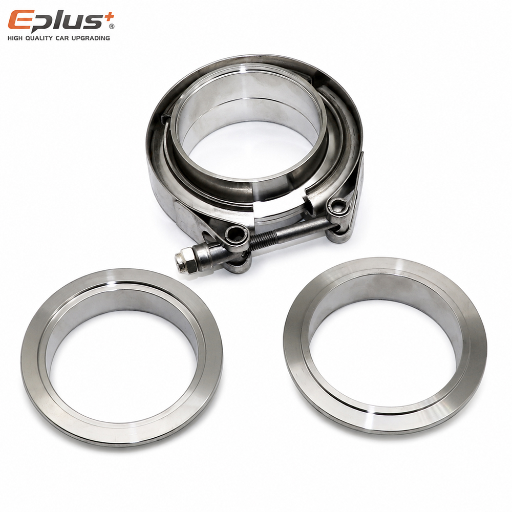 Exhaust V Band Clamp Flange Kit Stainless - 유니버셜 304 스테인레스 스틸 V 밴드