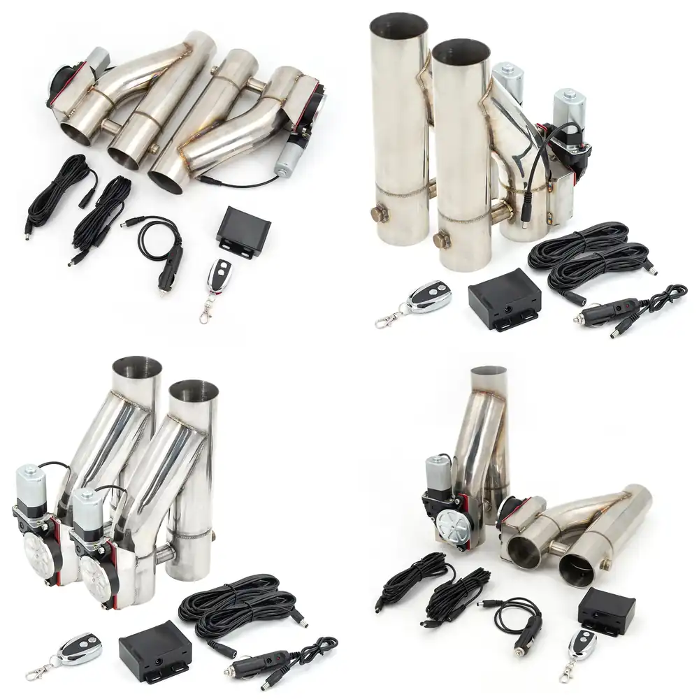 Exhaust Dump Valve With Wireless Remote - 2개입 고품질 2/2.25/2.5/3인치 덤프 더블 밸브