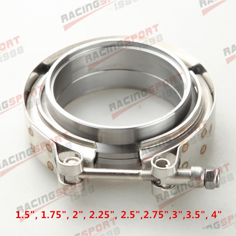Exhaust V Band Clamp Flange Kit Stainless - 터보 배기 V 밴드 클램프 및