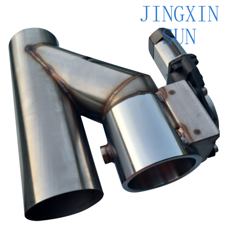 Dual Exhaust Cutout Valve Y Pipe Stainless - 배기 헤더 파이프 스테인리스 스틸 듀얼