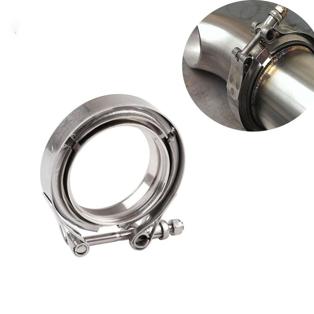 Exhaust V Band Clamp Flange Kit Stainless - 2.5/3 인치 남성/여성 Ss304 V-밴드 클램프