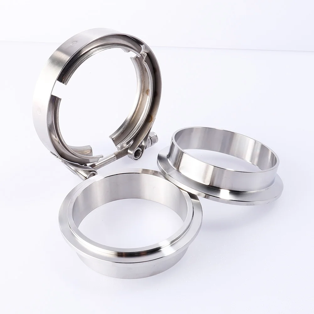 범용 304 스테인리스 스틸 V-밴드 클램프 키트 터보 - Exhaust V Band Clamp Flange Kit Stainless 리뷰 및 가격