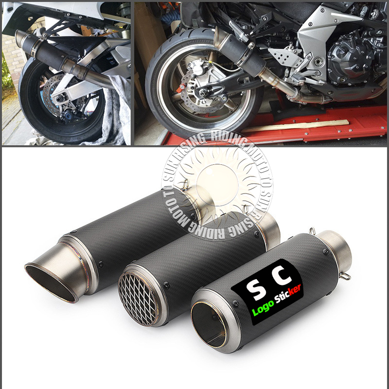 가와사키 z900 z1000 CBR600 S1000RR - Exhaust Muffler Stainless Steel Universal 리뷰 및 가격