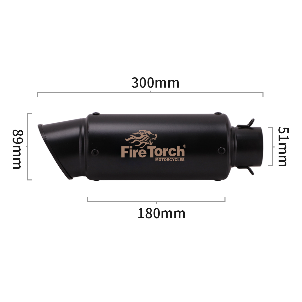유니버설 51MM 오토바이 배기 파이프 이스케이프 시스 - Exhaust Muffler Stainless Steel Universal 리뷰 및 가격