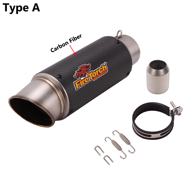 유니버설 51MM 오토바이 배기 파이프 이스케이프 시스 - Exhaust Muffler Stainless Steel Universal 리뷰 및 가격