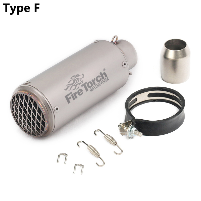 유니버설 51MM 오토바이 배기 파이프 이스케이프 시스 - Exhaust Muffler Stainless Steel Universal 리뷰 및 가격