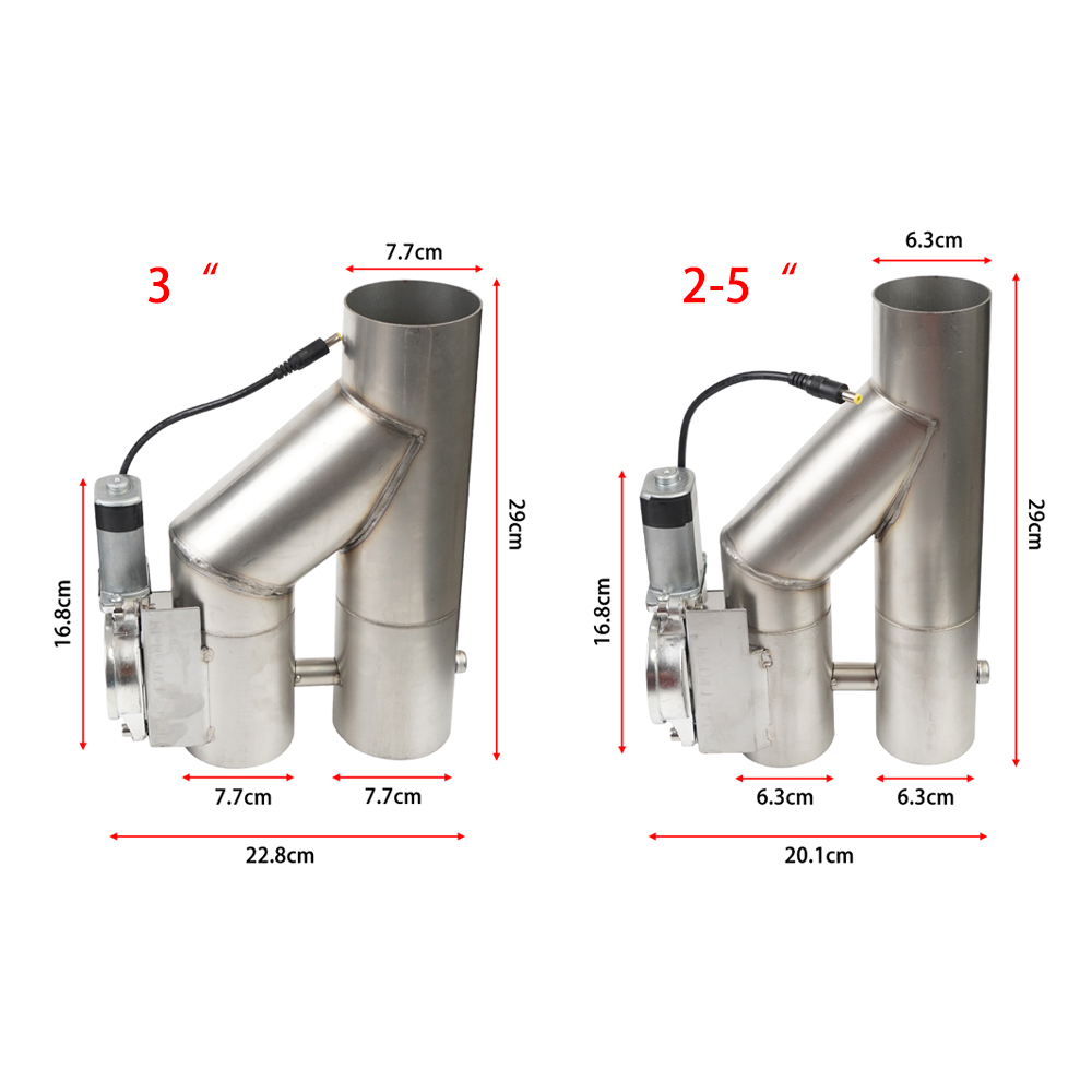 스테인레스 스틸 자동차 배기 Y 파이프 키트, 직경 2 - Dual Exhaust Cutout Valve Y Pipe Stainless 리뷰 및 가격