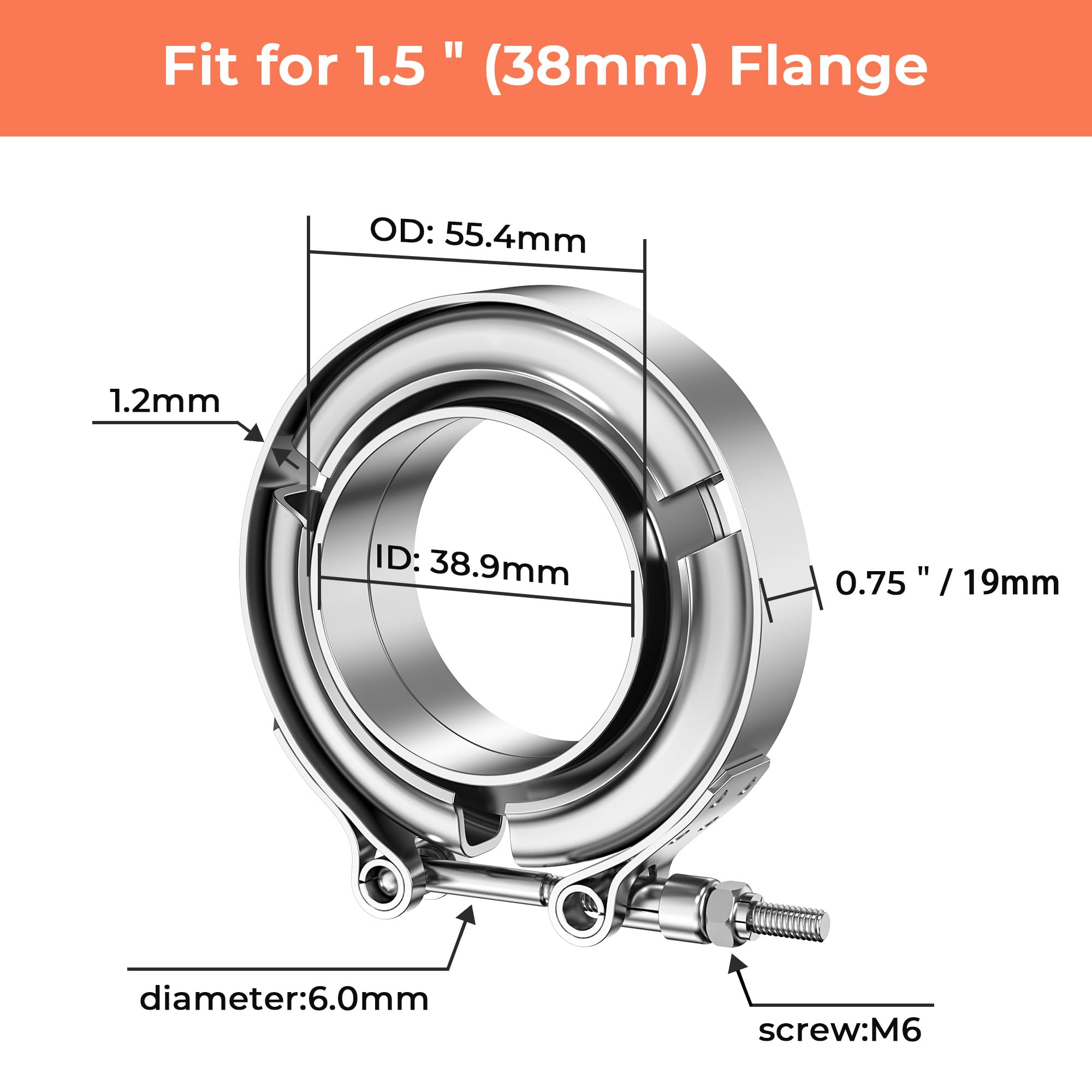 남성 여성 플랜지 키트가있는 V 밴드 클램프 304 스 - Exhaust V Band Clamp Flange Kit Stainless 리뷰 및 가격