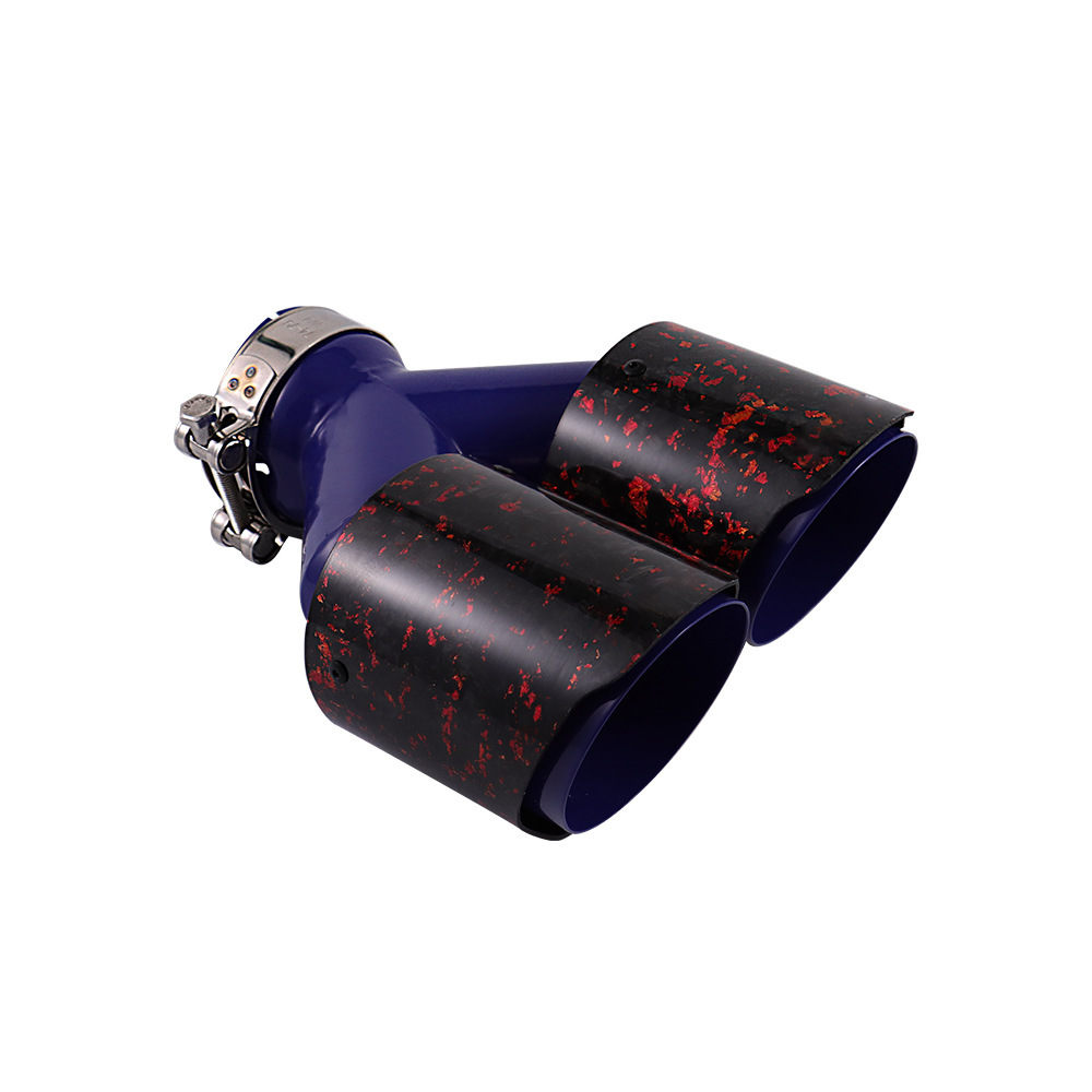 배기 팁 제조업체 스테인리스 스틸 유니버셜 카본 파이버 - Exhaust Tips Dual Outlet Carbon Fiber 63Mm 리뷰 및 가격