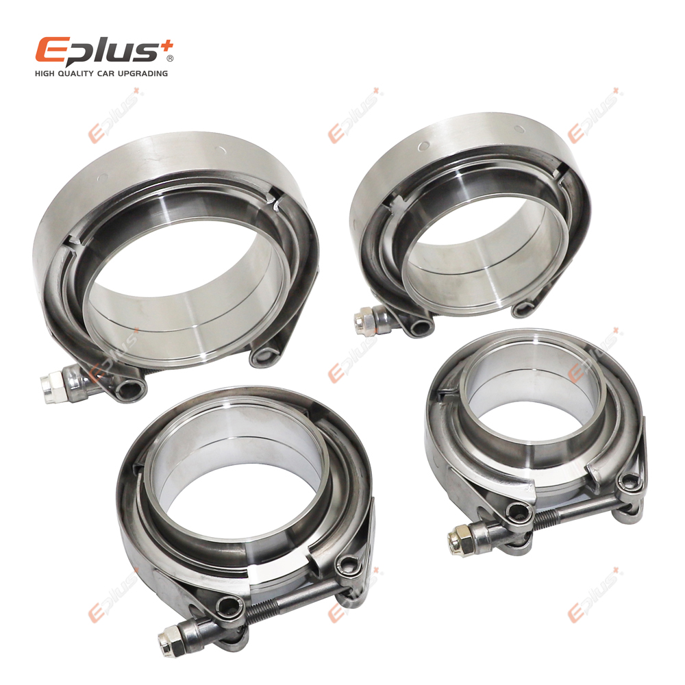 Eplus 자동차 304 스테인레스 스틸 V 밴드 클램 - Exhaust V Band Clamp Flange Kit Stainless 리뷰 및 가격