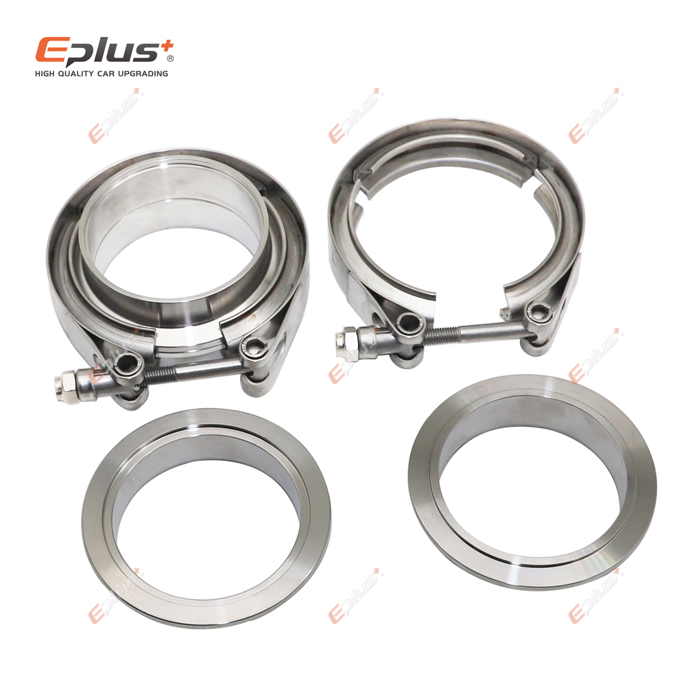 Eplus 자동차 304 스테인레스 스틸 V 밴드 클램 - Exhaust V Band Clamp Flange Kit Stainless 리뷰 및 가격