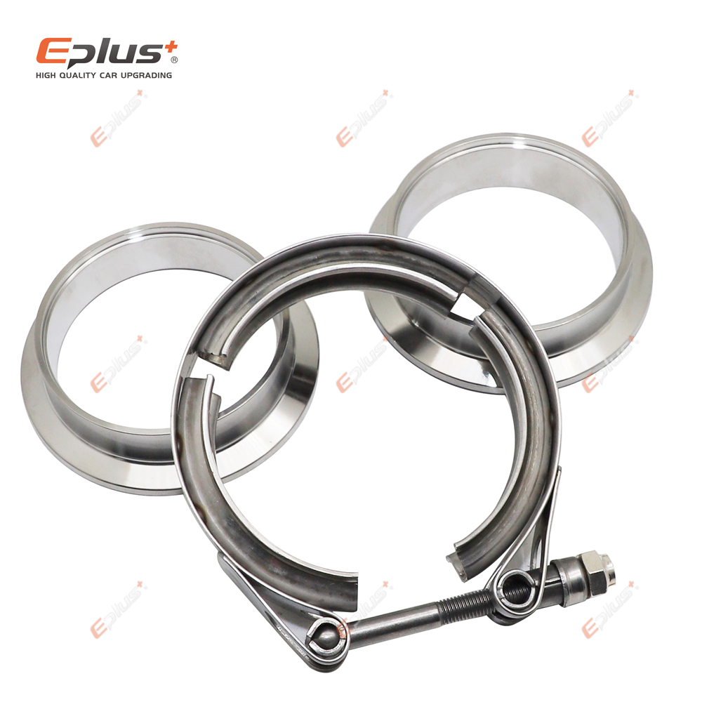 Eplus 자동차 304 스테인레스 스틸 V 밴드 클램 - Exhaust V Band Clamp Flange Kit Stainless 리뷰 및 가격