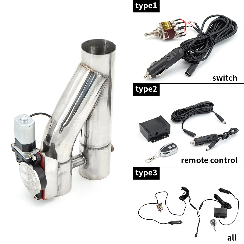 범용 Y 파이프 전기 배기 컷아웃 ON/OFF 컨트롤러 - Dual Exhaust Cutout Valve Y Pipe Stainless 리뷰 및 가격