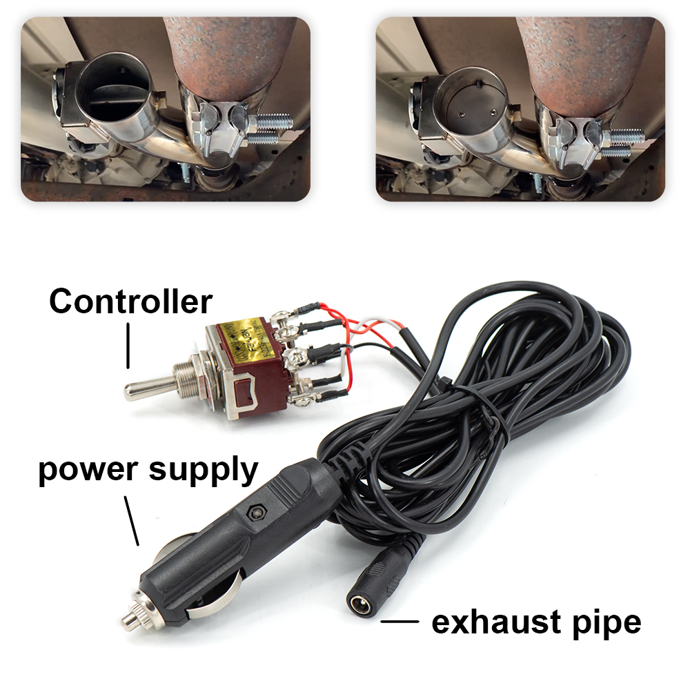 범용 Y 파이프 전기 배기 컷아웃 ON/OFF 컨트롤러 - Dual Exhaust Cutout Valve Y Pipe Stainless 리뷰 및 가격