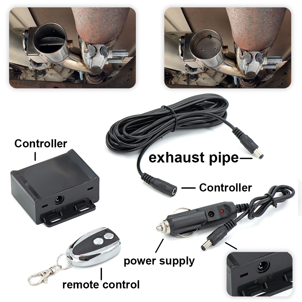 범용 Y 파이프 전기 배기 컷아웃 ON/OFF 컨트롤러 - Dual Exhaust Cutout Valve Y Pipe Stainless 리뷰 및 가격