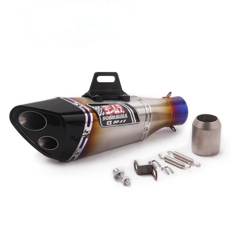 야마하 FZ8, MT07, NMAX, TMAX530,  - Exhaust Muffler Stainless Steel Universal 리뷰 및 가격