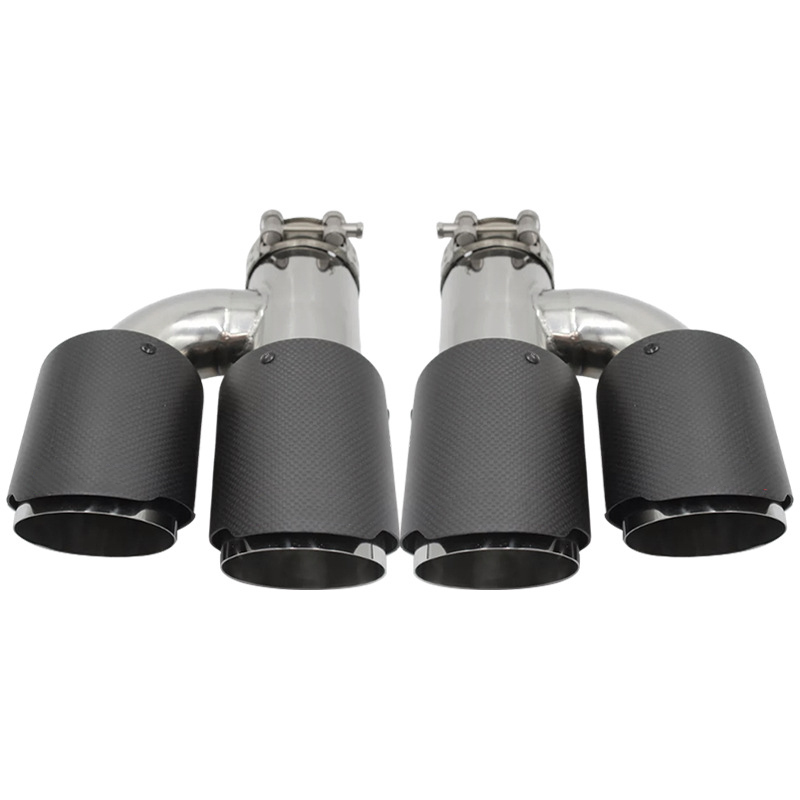 Y형 듀얼 배기 팁 63mm 입구 102mm 출구 카본 - Exhaust Tips Dual Outlet Carbon Fiber 63Mm 리뷰 및 가격