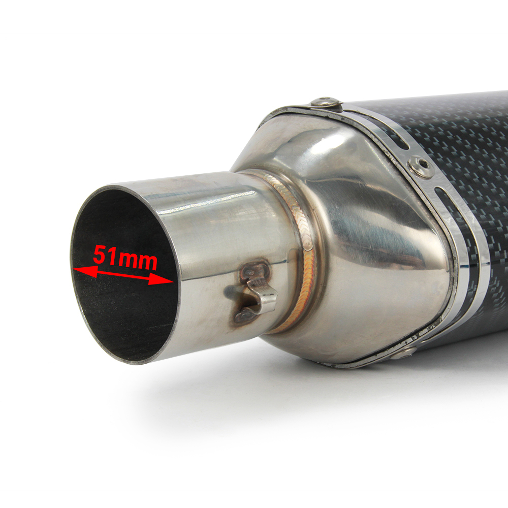 38-51mm 범용 ATV, BMW, 야마하, KTM, - Exhaust Muffler Stainless Steel Universal 리뷰 및 가격