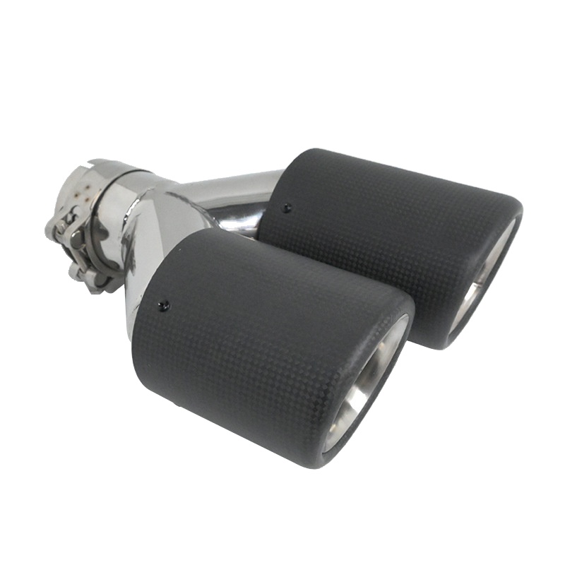 자동차 배기 시스템 Y형 테일파이프 트윈 아웃렛 직경  - Exhaust Tips Dual Outlet Carbon Fiber 63Mm 리뷰 및 가격