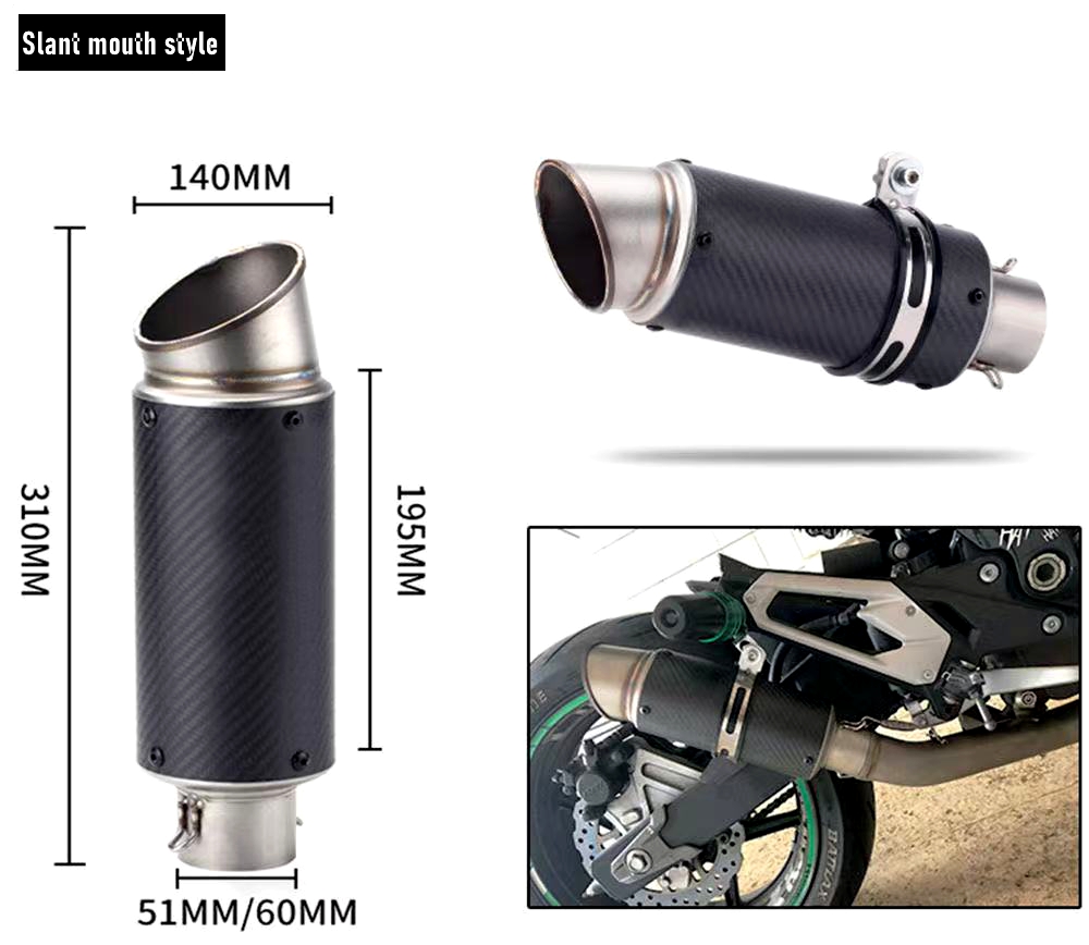 혼다 야마하 R6 R1 R3 MT07 GSX250 Z4 - Exhaust Muffler Stainless Steel Universal 리뷰 및 가격