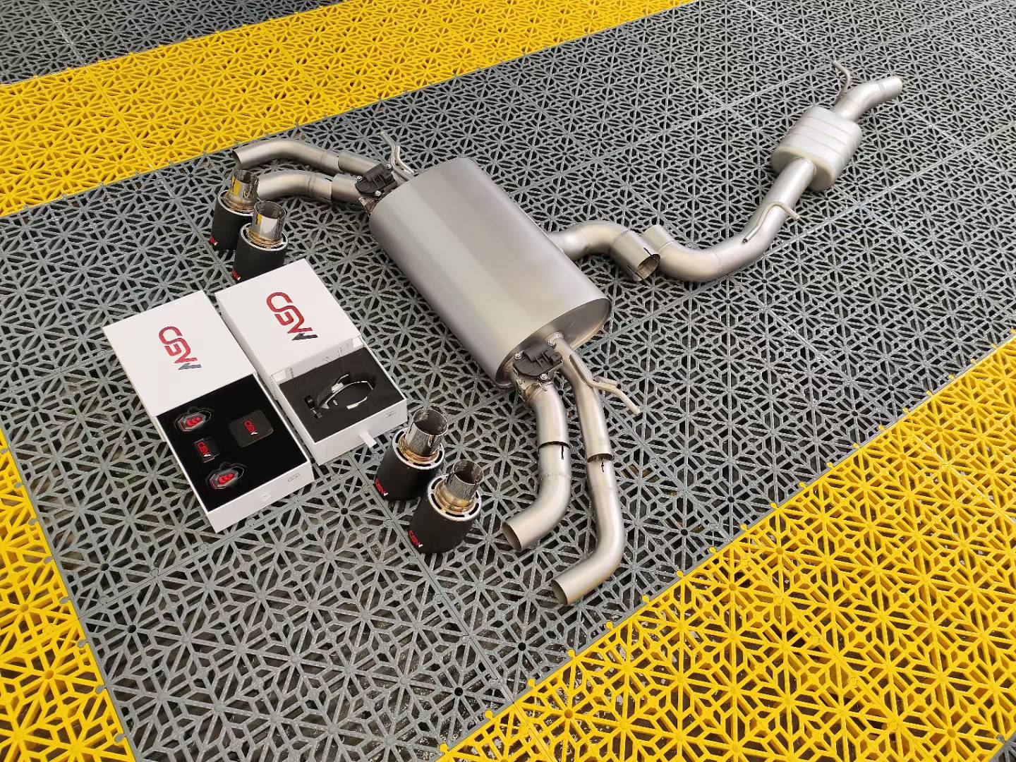 중국 제조 공장 도매 인기 자동차 사운드 배기 시스템  - Exhaust Muffler Stainless Steel Universal 리뷰 및 가격