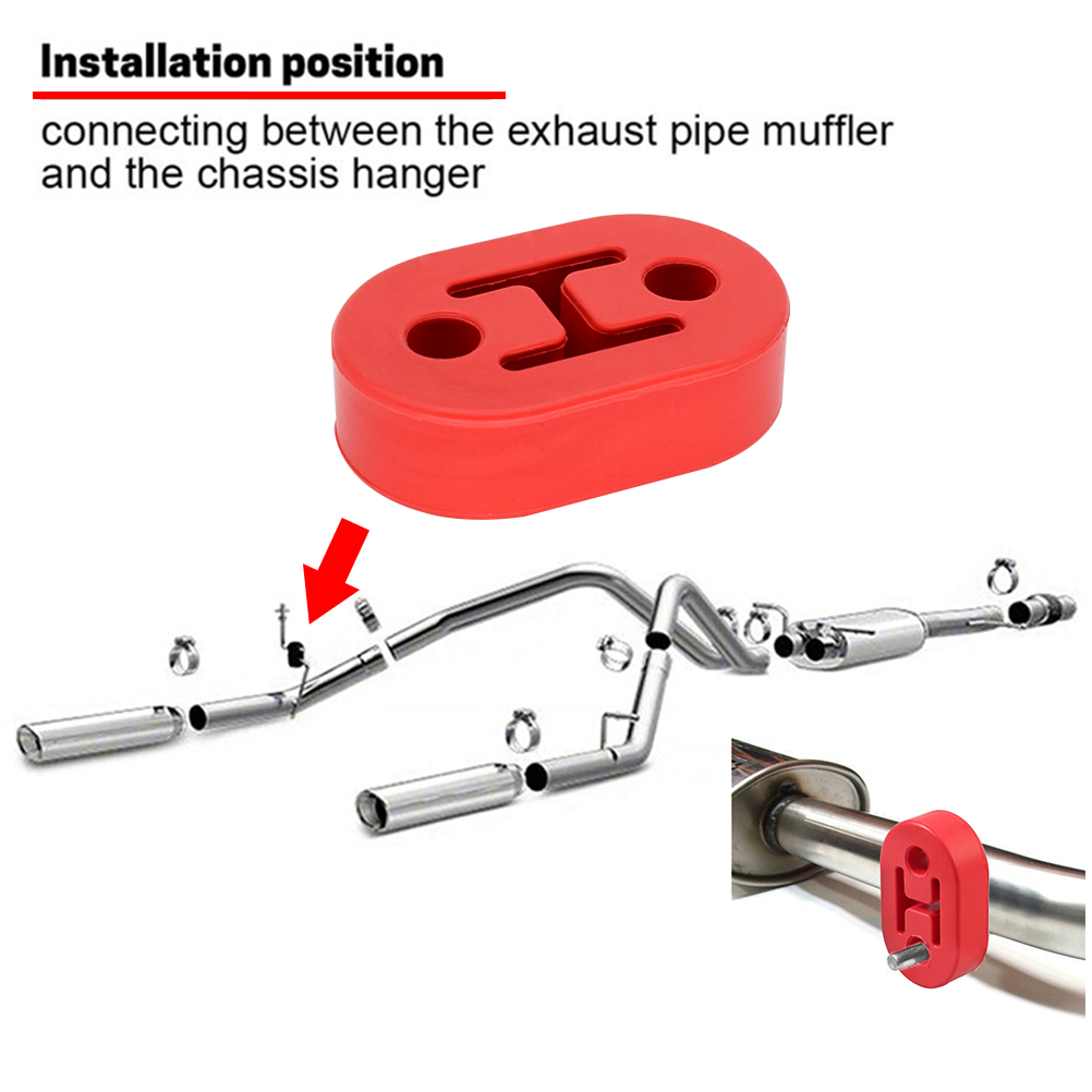 2pcs 범용 자동차 헤비 듀티 고무 배기 머플러 테일 - Exhaust Hanger Rubber Insulator Heavy Duty 리뷰 및 가격