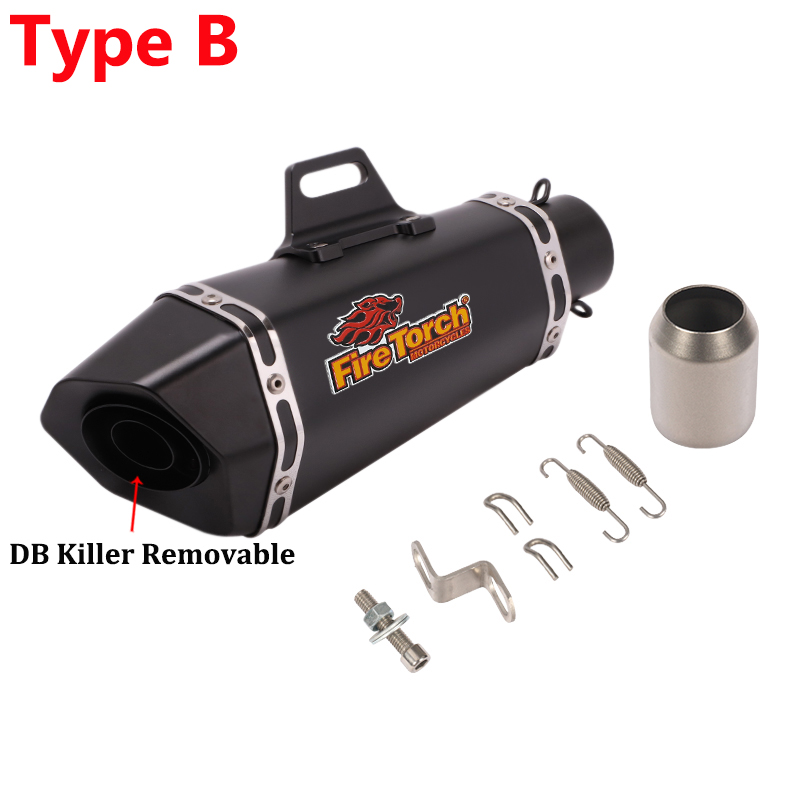 유니버셜 51mm 오토바이 배기 머플러 (R3 MT07 - Exhaust Muffler Stainless Steel Universal 리뷰 및 가격
