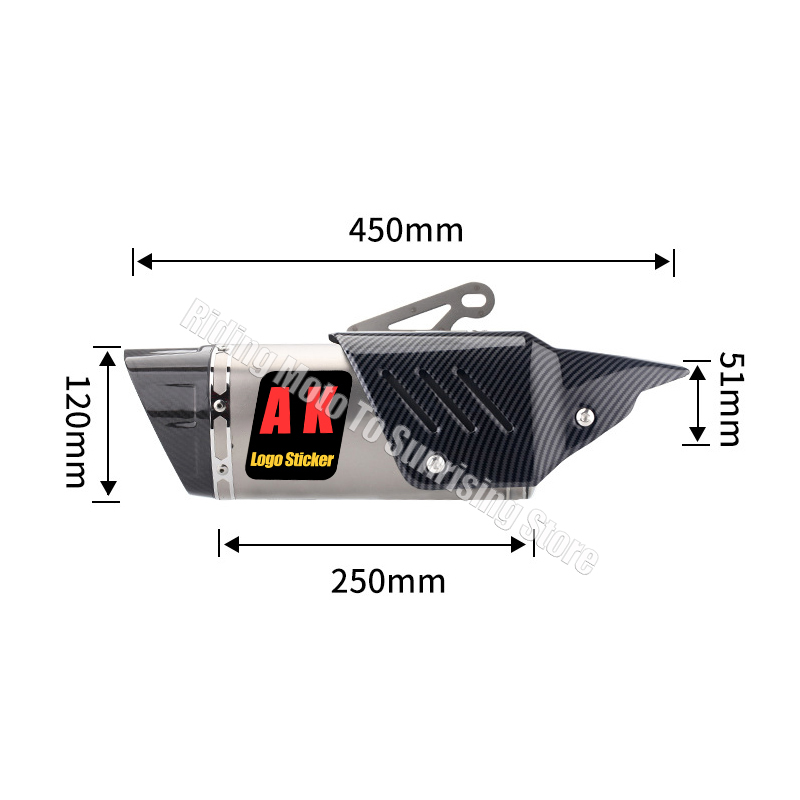 가와사키 야마하 혼다 스즈키 ETC 모토 R1 배기 수 - Exhaust Muffler Stainless Steel Universal 리뷰 및 가격