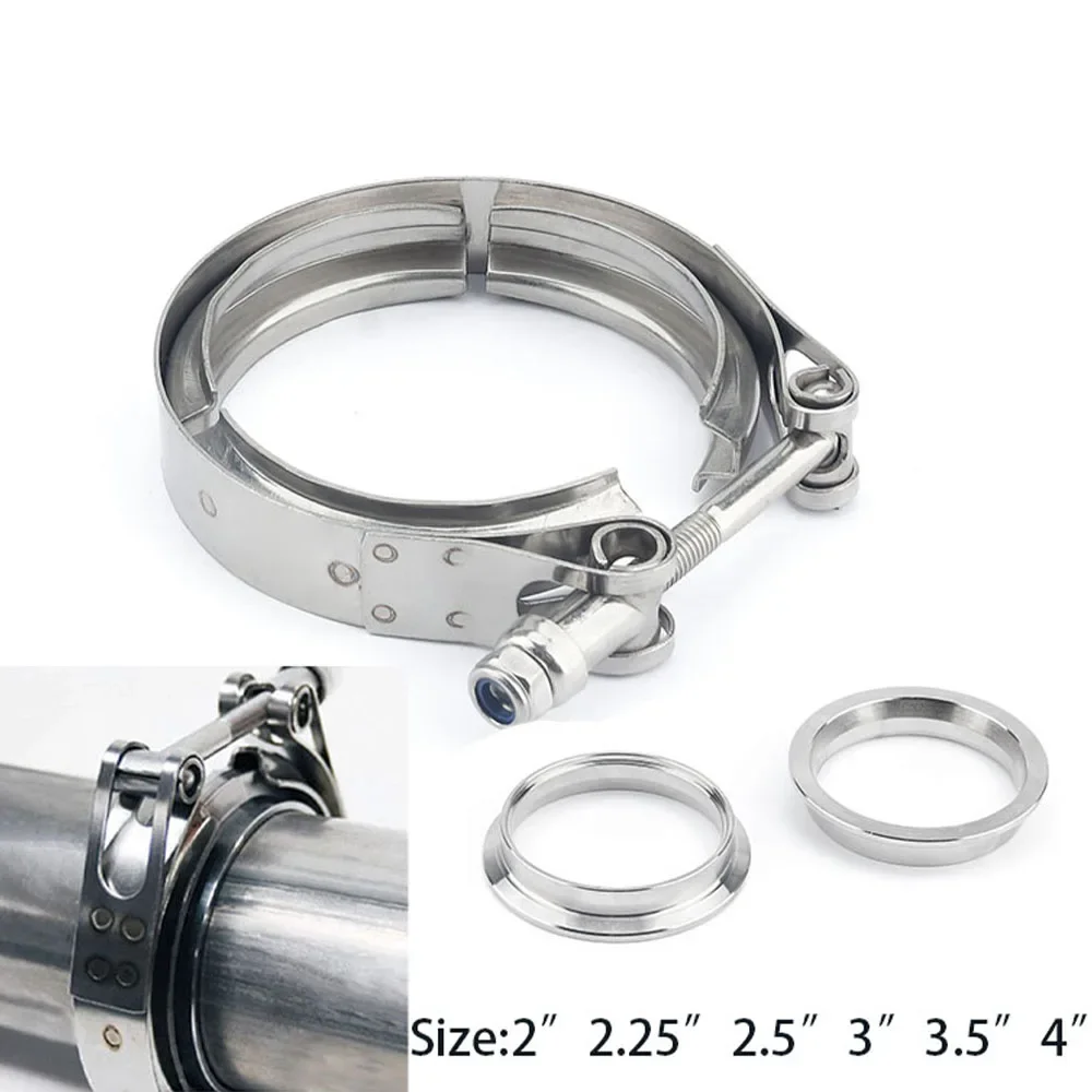 범용 남성 여성 플랜지 V-밴드 클램프 키트 스테인레스 - Exhaust V Band Clamp Flange Kit Stainless 리뷰 및 가격